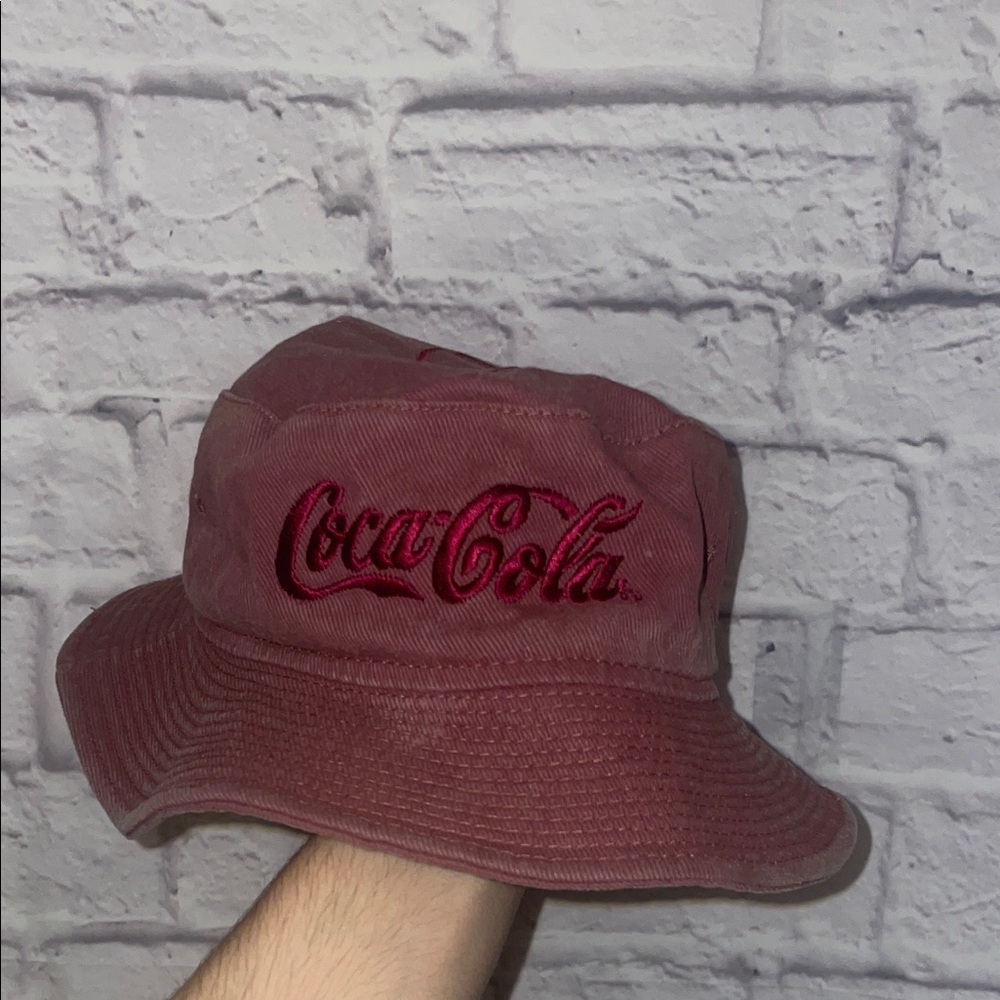 Coca-Cola vintage 90s Bucket Hat color red/maroon